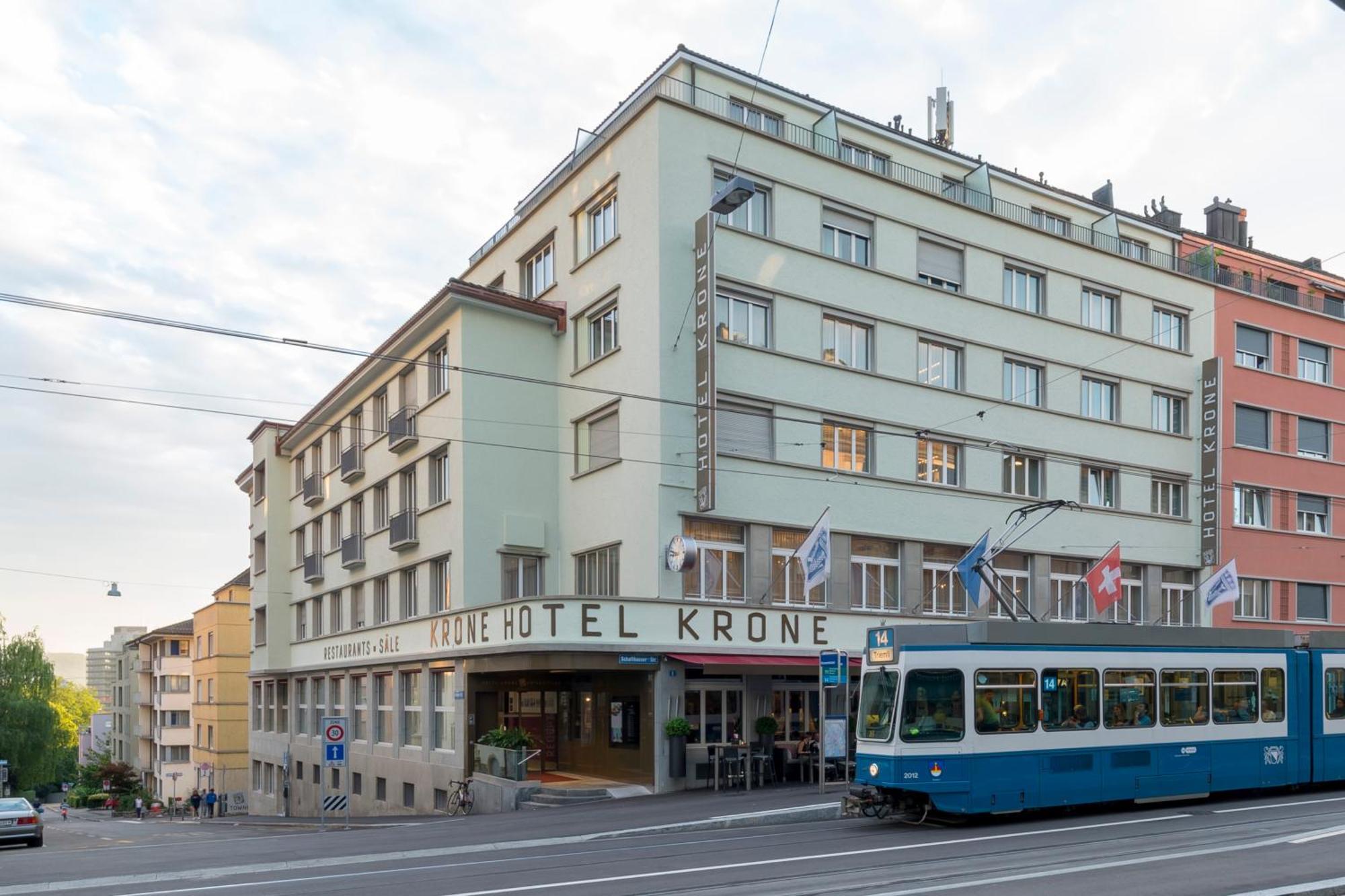 Hotel Krone Unterstrass Zürich Exteriör bild